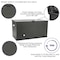 Flash Furniture 220 Polypropylene Gray QT-KTL-4023GY-GG - alternate 10